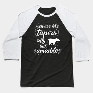 Tapire Männer lustiger Spruch Unpaarhufer Baseball T-Shirt